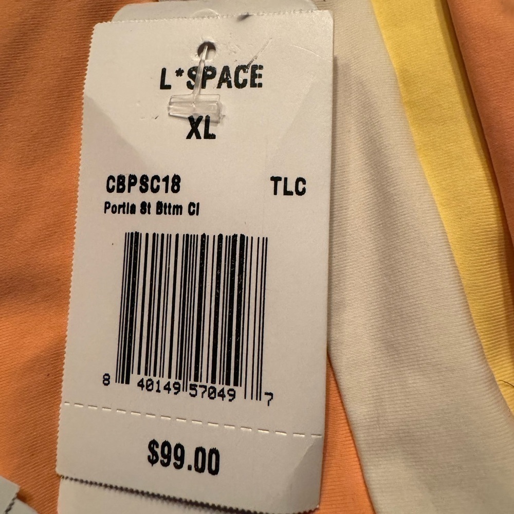 L*Space Rebel Stripe Top Style CBRLT18 & Portia‎ Bottom Style CBPSC18 Set XL NWT - Picture 6 of 6
